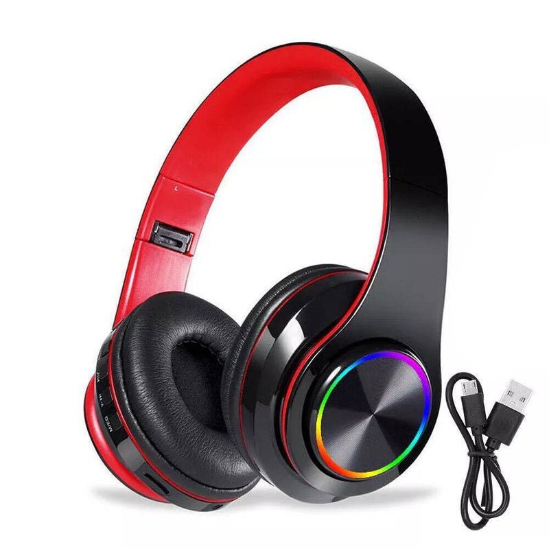Wireless Bluetooth 5.0 Headphones Headset Over-Ear FM Radio MIC Foldable TF Card