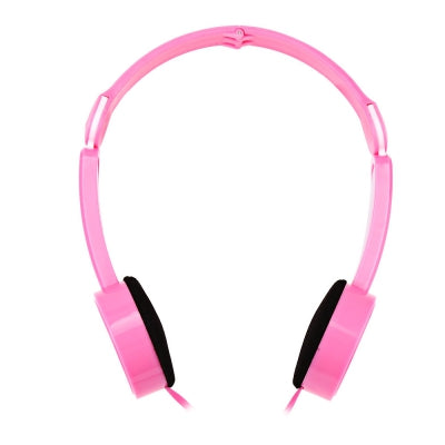 Retractable Foldable Over-ear Headphone with Mic Stereo Bass for Kids